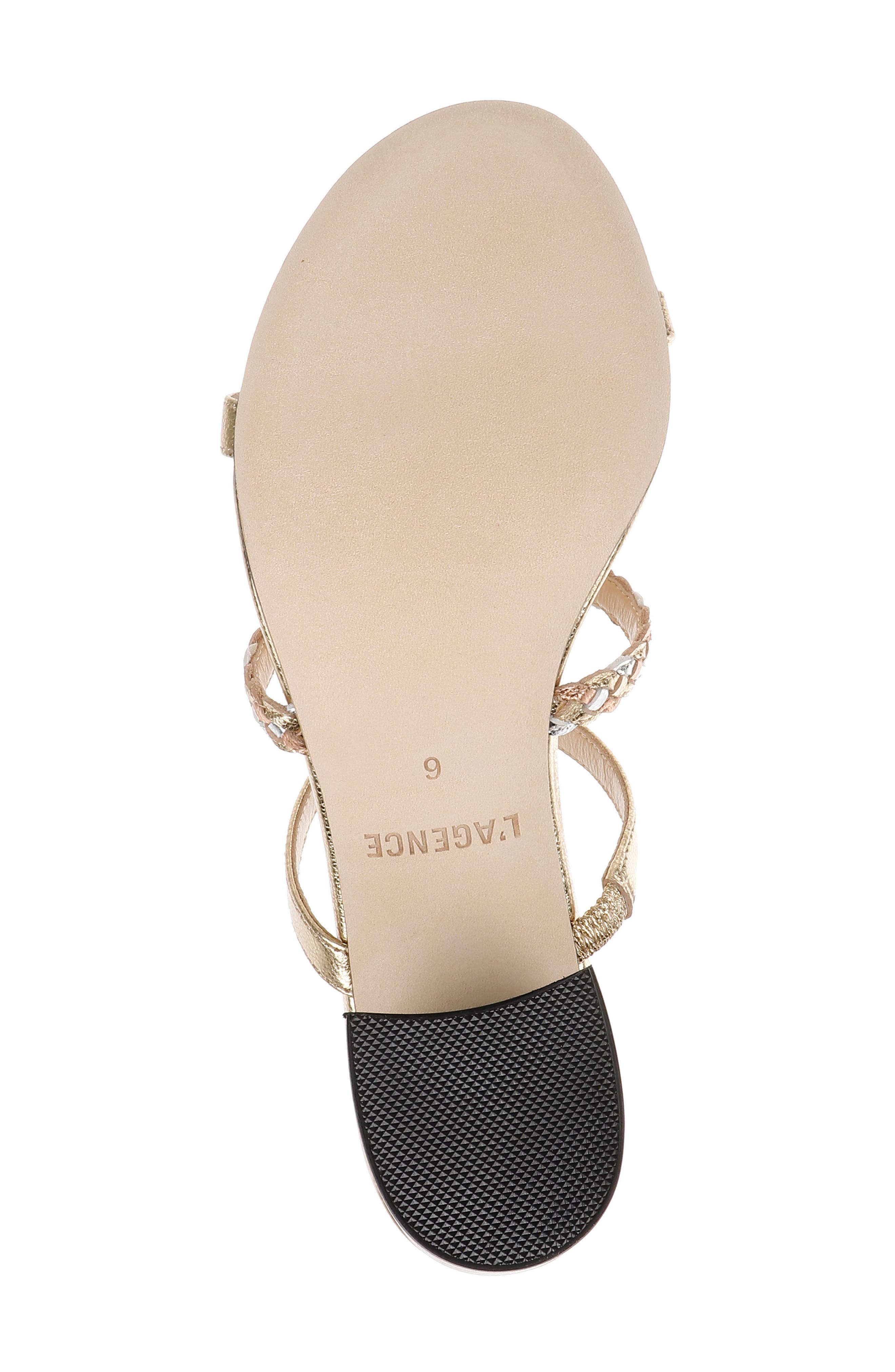 Heromin Slide Sandal, Alternate, color, GOLD MULTI