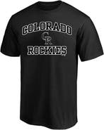 PROFILE Men's Profile  Black Colorado Rockies Big & Tall Heart & Soul T-Shirt