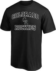 PROFILE Men's Profile  Black Colorado Rockies Big & Tall Heart & Soul T-Shirt