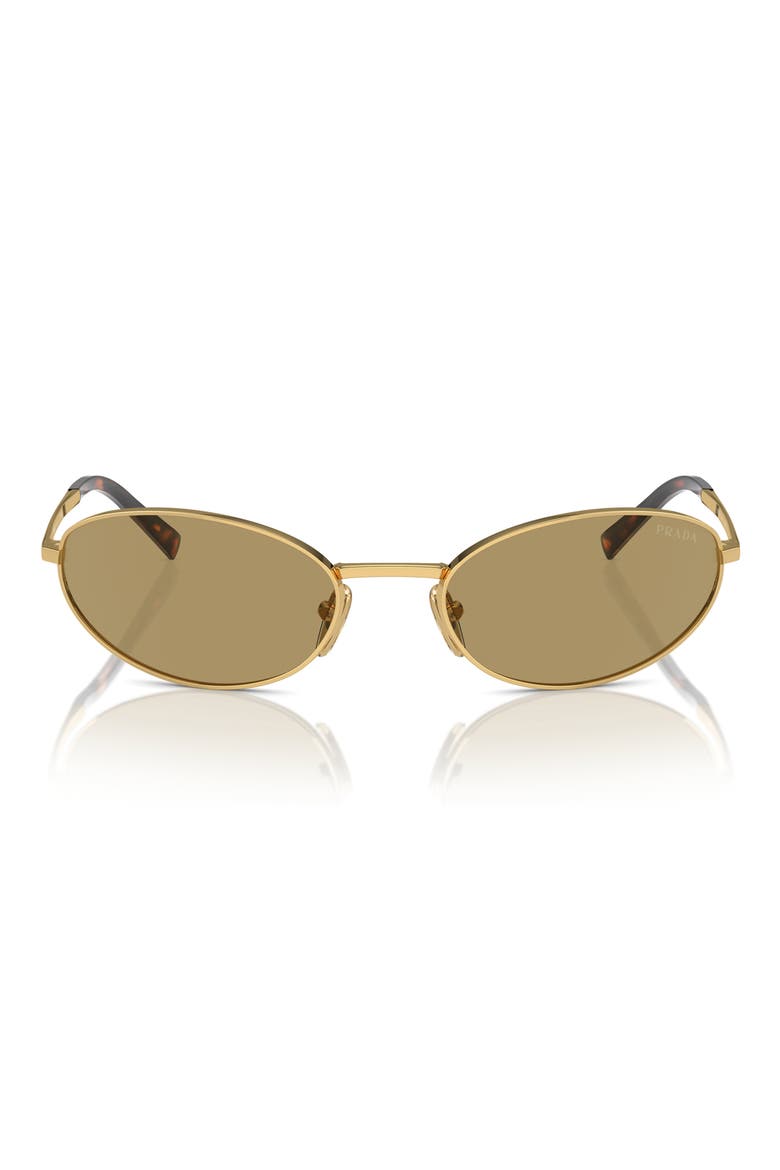 59mm Oval Sunglasses, Alternate, color, GOLD