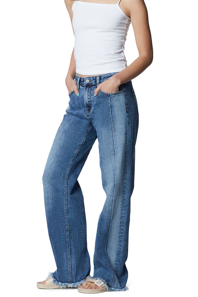 Wash Lab Blessed Relaxed Fit Jeans, Alternate, color, FADED BLUE DARK