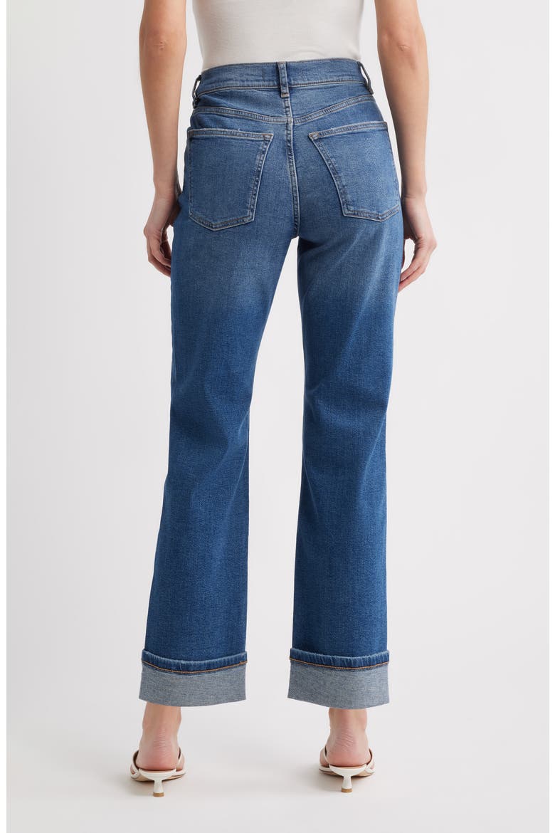 ASE High Waist Straight Leg Jeans, Alternate, color, WESTWOOD