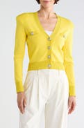 L'AGENCE Taya Cropped Cardigan