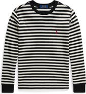 Polo Ralph Lauren Kids' Waffle Knit Long Sleeve Shirt