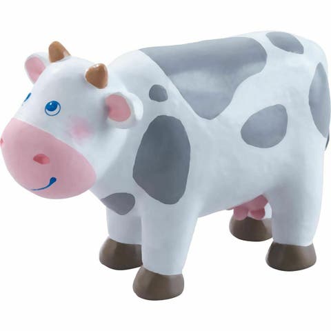 Little Friends Cow - 4.5" Holstein Farm Animal Toy Figure