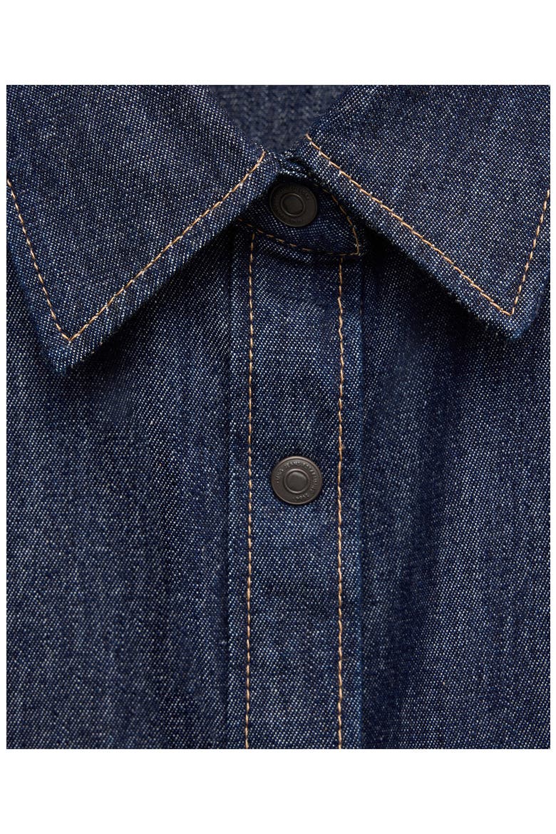 Pocket Denim Shirt, Alternate, color, OPEN BLUE
