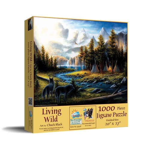 Living Wild 1000 piece Jigsaw Puzzle for Adults