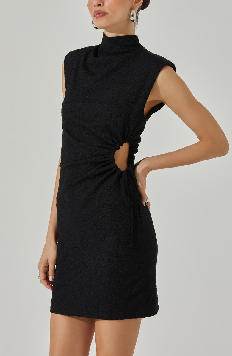 ASTR the Label Side Ruched Cutout Detail Minidress, Alternate, color, 