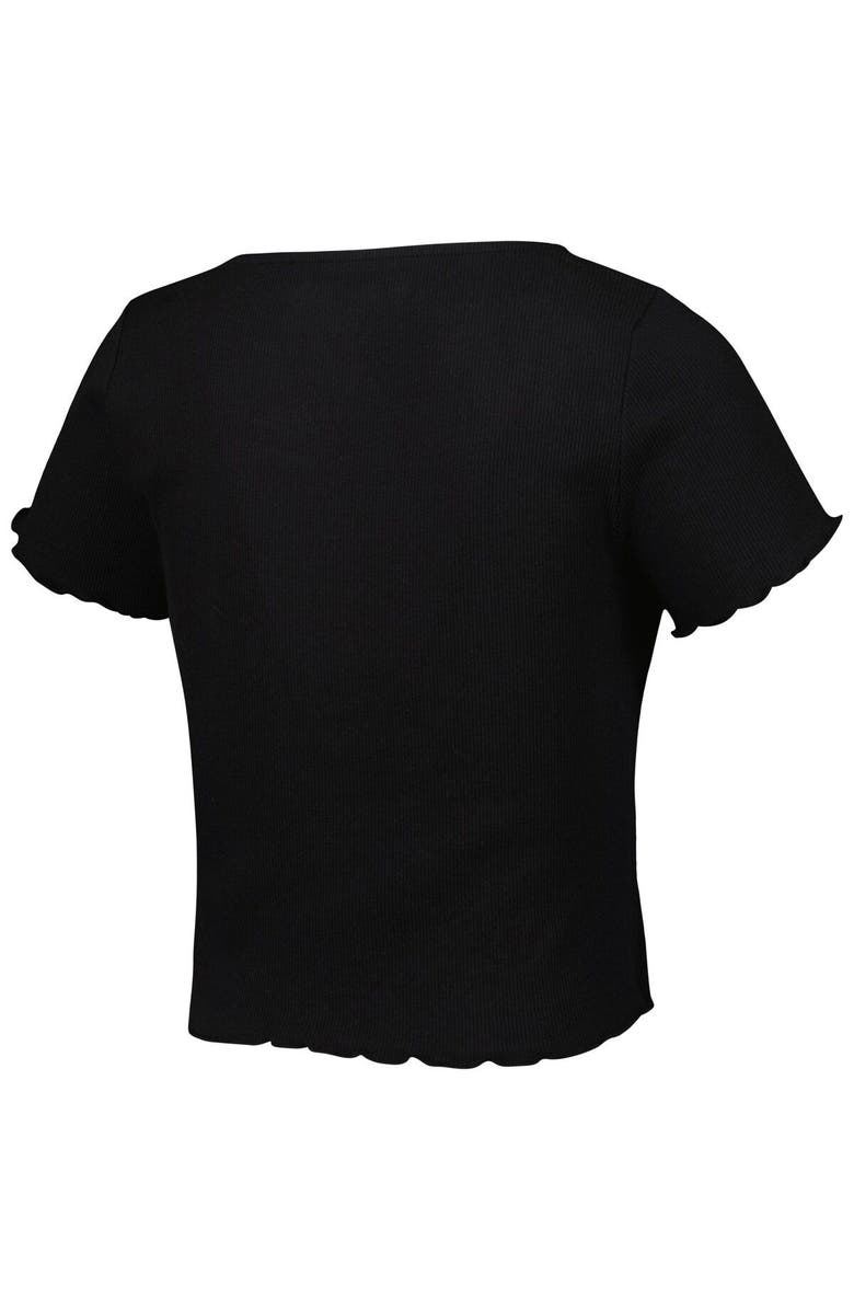 BOXERCRAFT Women's Black Atlanta United FC Baby Rib T-Shirt, Alternate, color, 