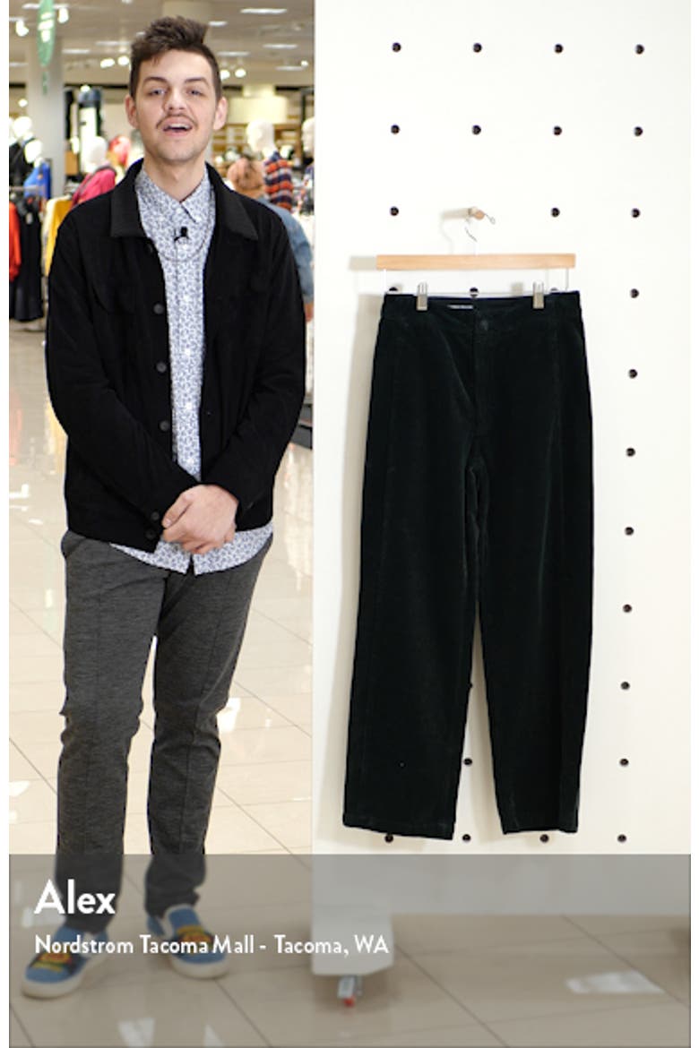 The Tomas High Waist Wide Leg Corduroy Trousers video