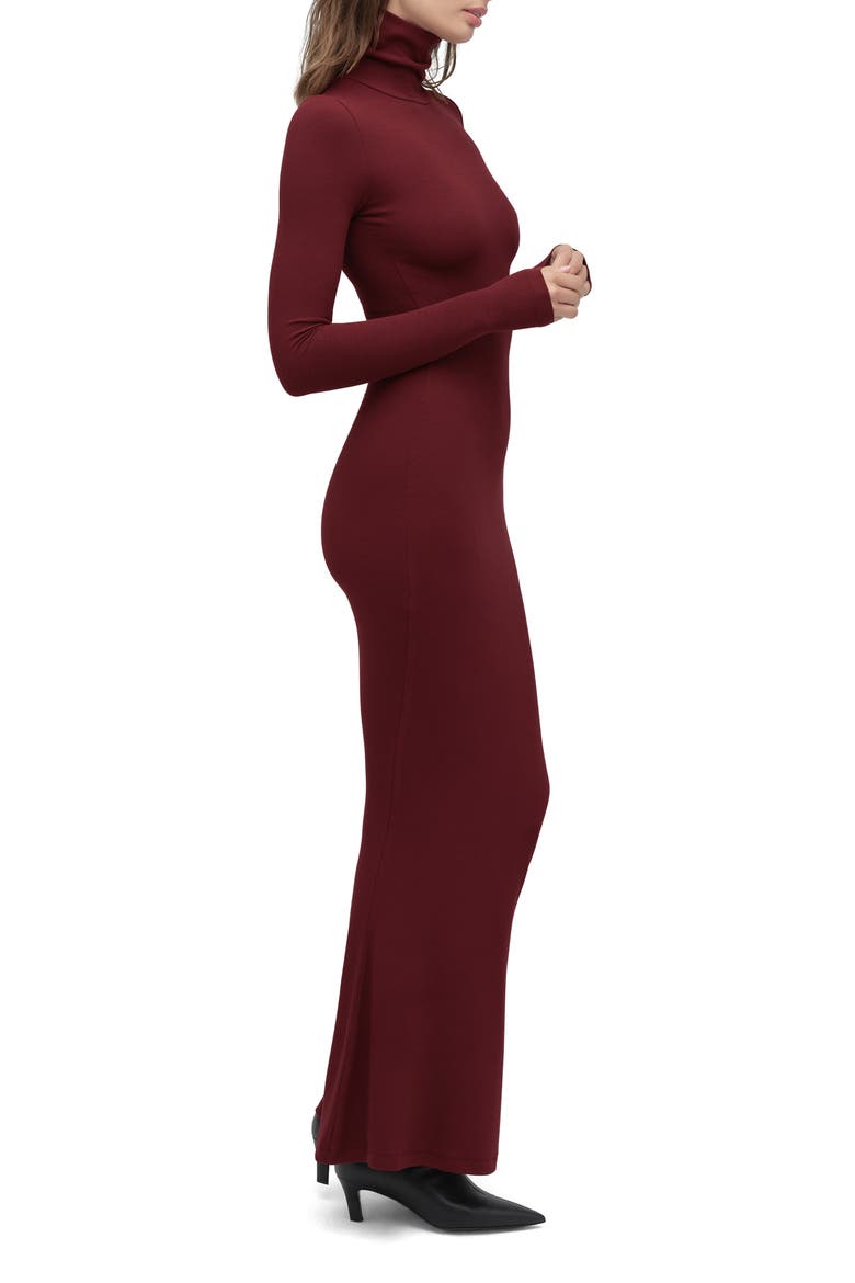The Millie Long Sleeve Knit Dress, Alternate, color, VINO