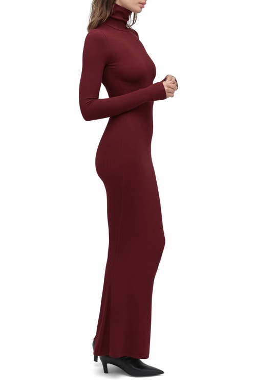 Favorite Daughter The Millie Long Sleeve Knit Dress In Burgundy
