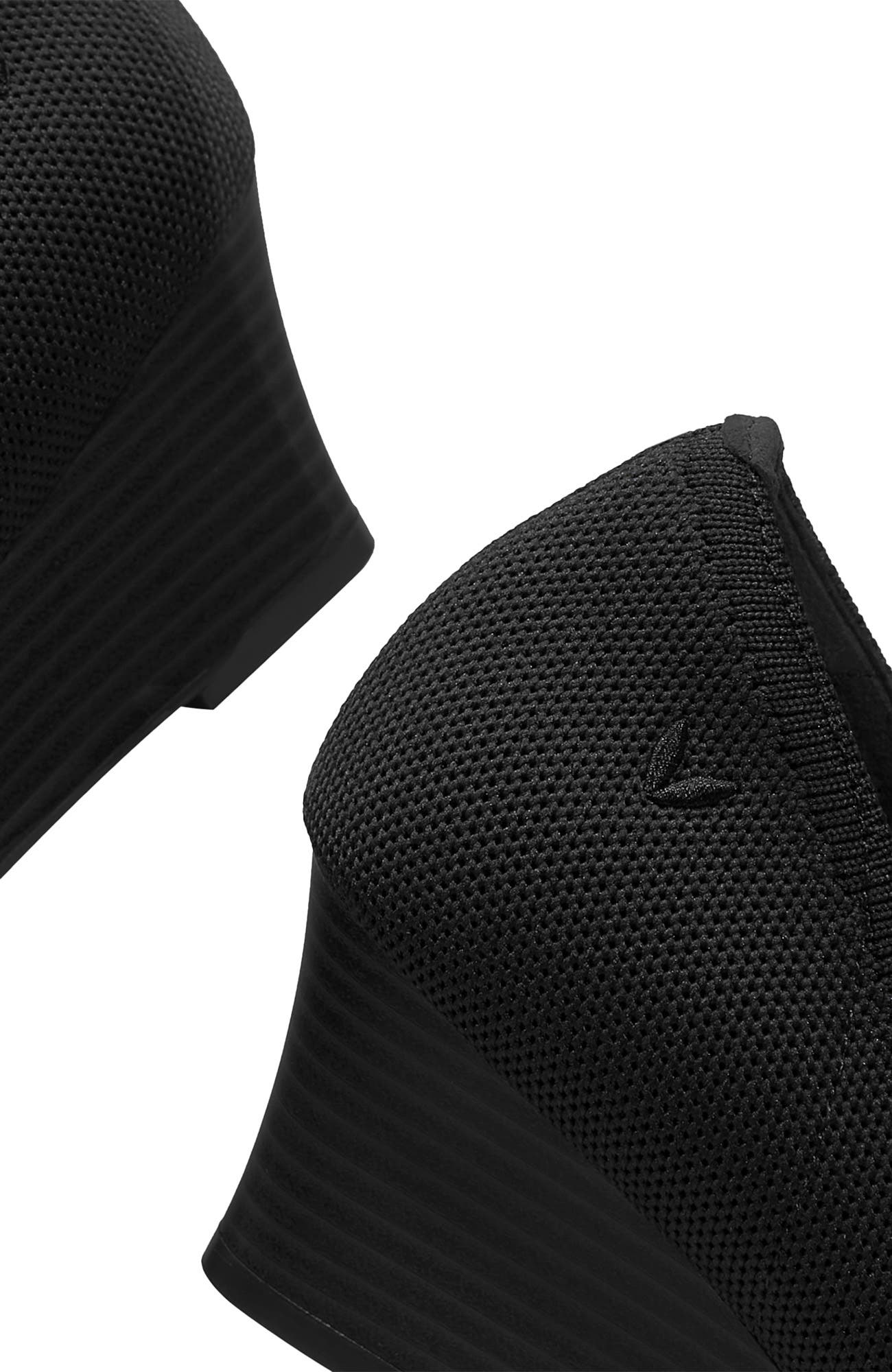 VIVAIA Almond-Toe Wedge, Alternate, color, Black