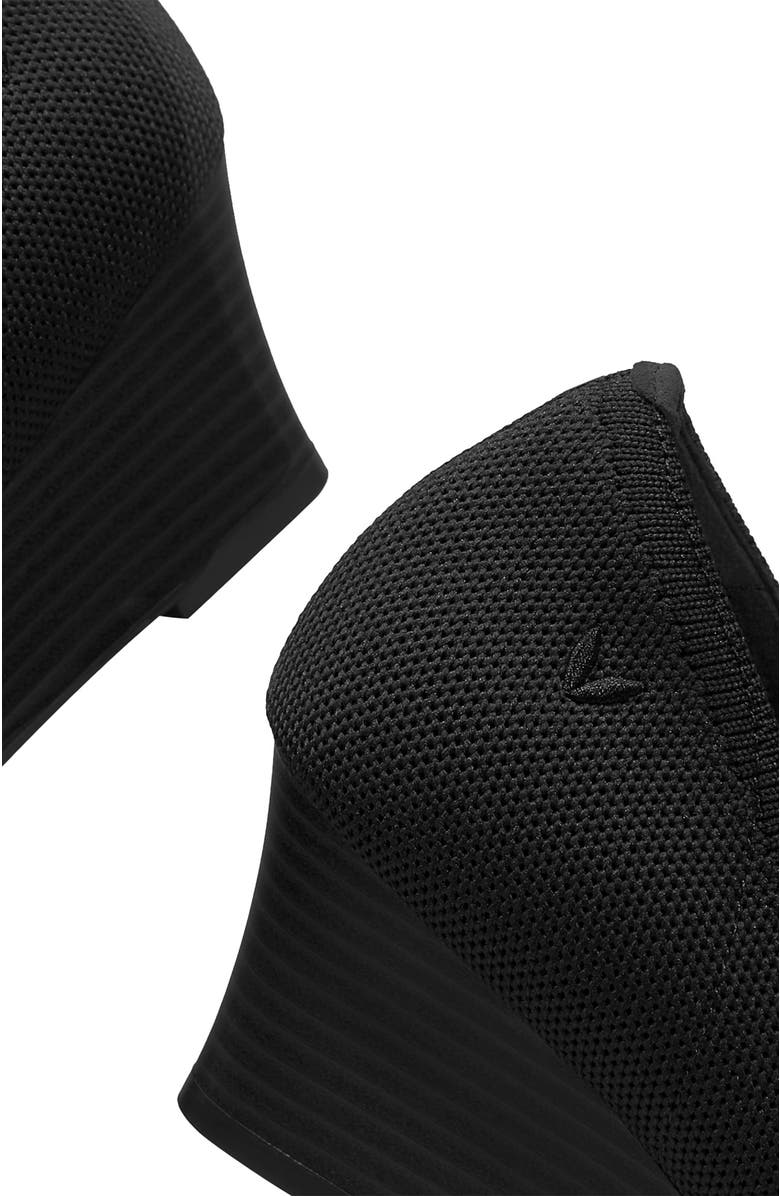 VIVAIA Almond-Toe Wedge, Alternate, color, Black