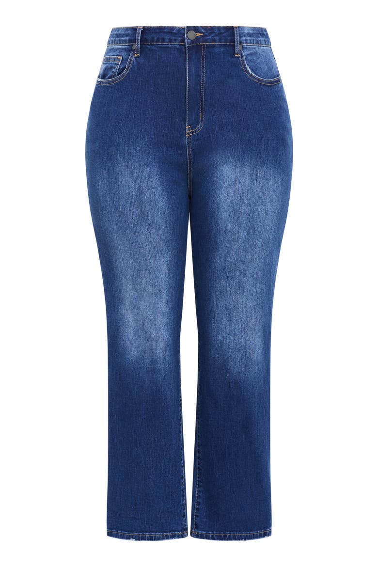 Dani Straight Leg Jeans, Alternate, color, MID WASH
