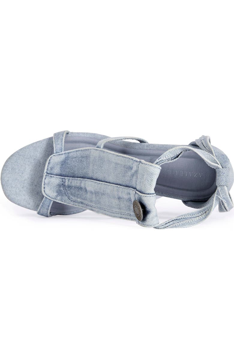 AZALEA WANG Normajean Stiletto Sandal, Alternate, color, Denim