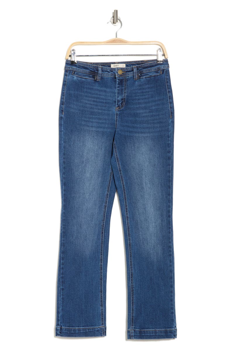 OAT NEW YORK Mid Rise Straight Leg Jeans, Alternate, color,