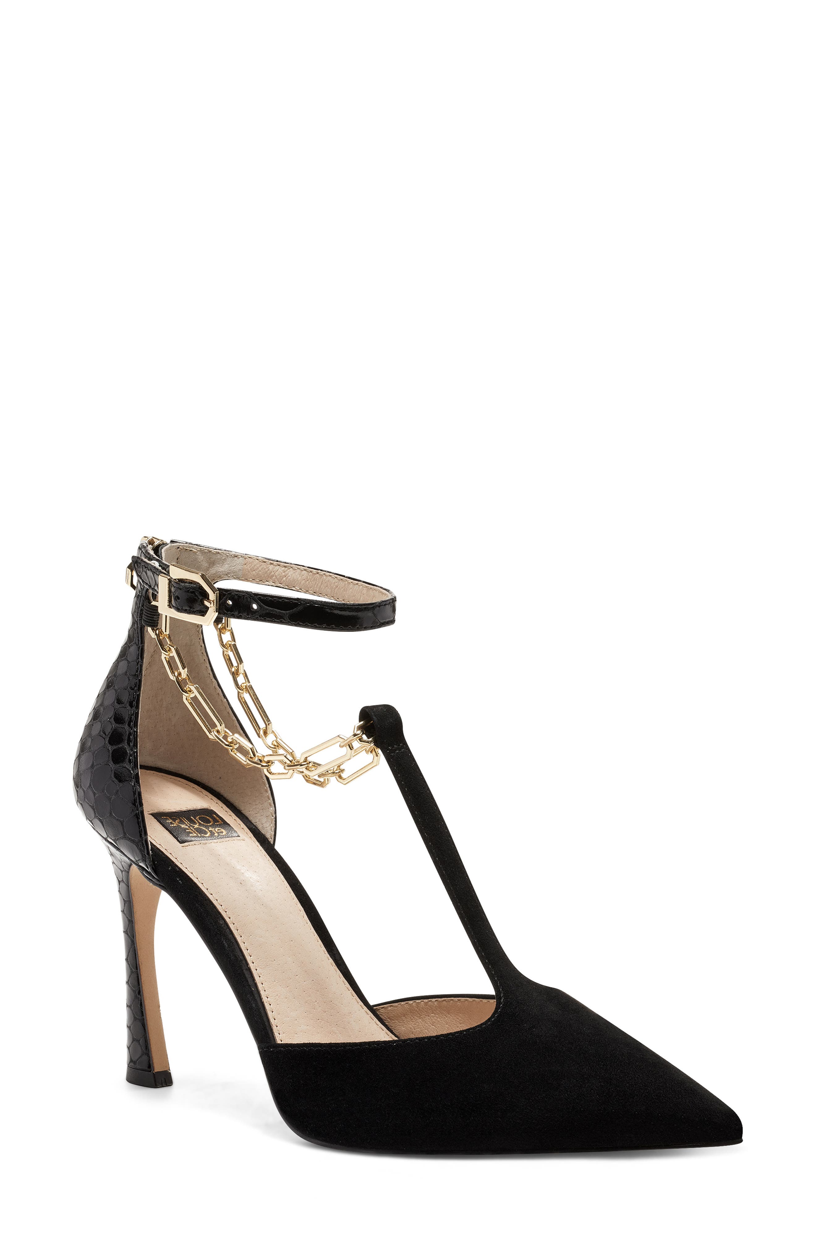 Louise et Cie Taite Ankle Strap Pointed Toe Pump, Main, color, 