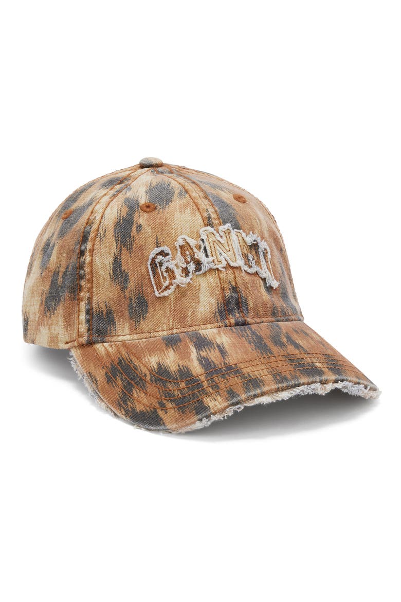 Washed Organic Cotton Canvas Baseball Cap, Alternate, color, ARGAN OIL