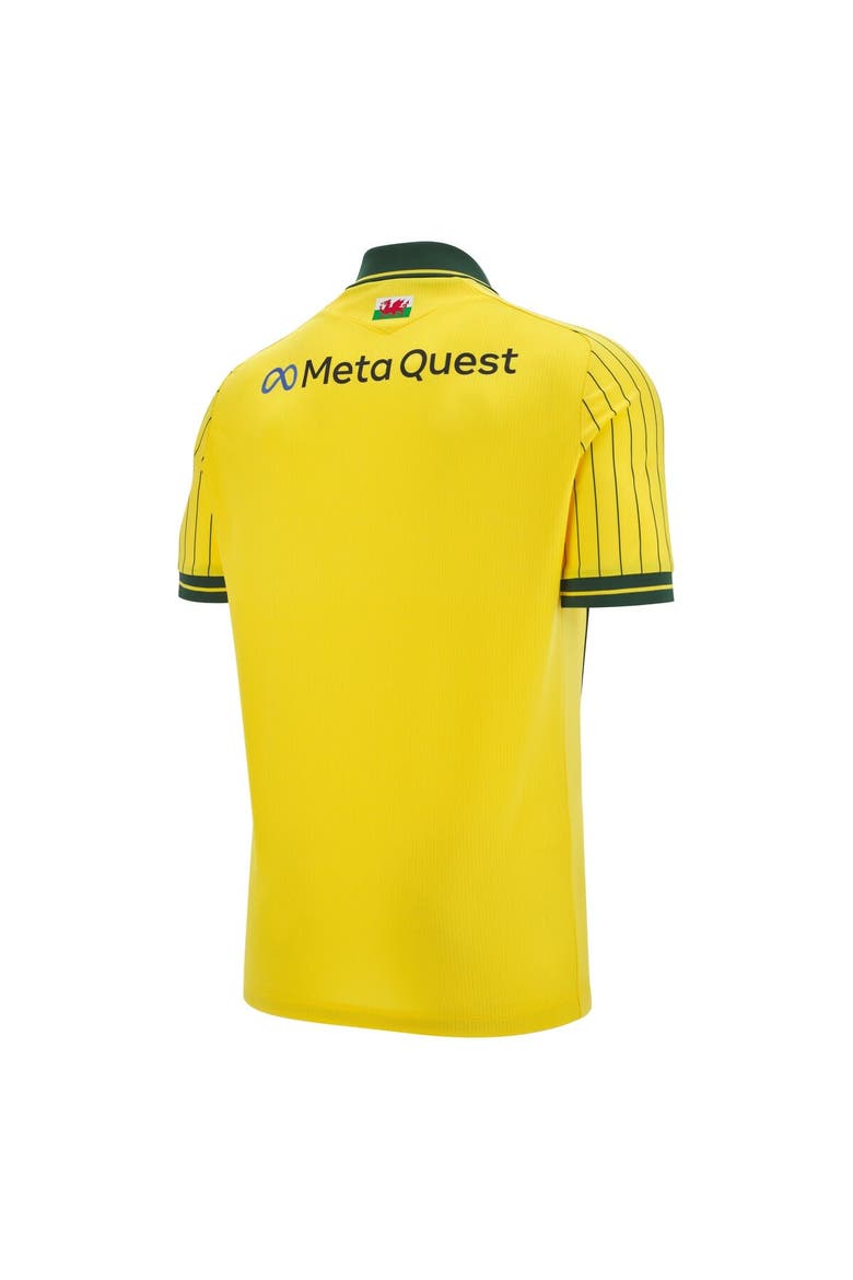 Men's Macron Yellow Wrexham 2025/26 Away Replica Jersey, Alternate, color, Yellow