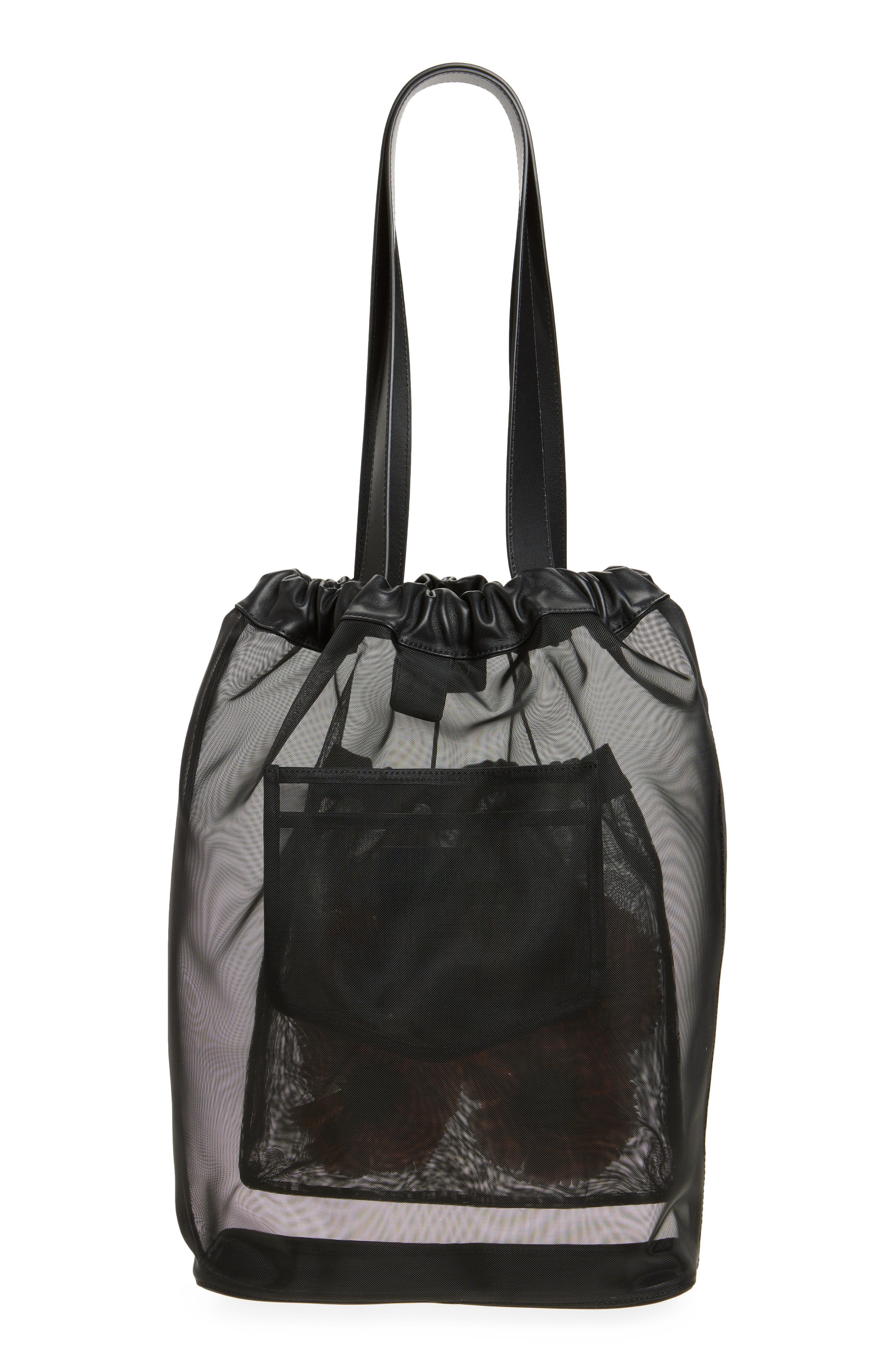 Simone Rocha Carnation Drawstring Tote, Alternate, color, 