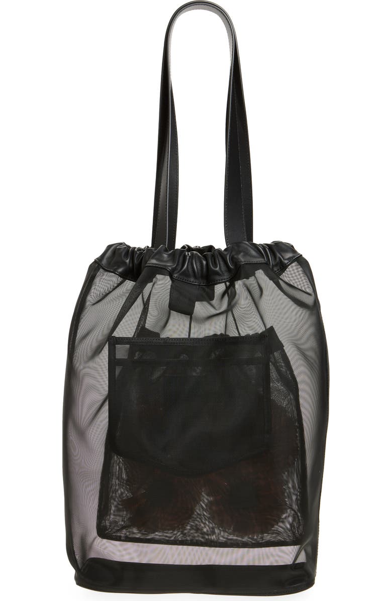 Simone Rocha Carnation Drawstring Tote, Alternate, color,