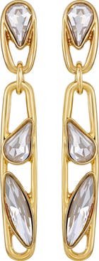 Vince Camuto Crystal Linear Drop Earrings