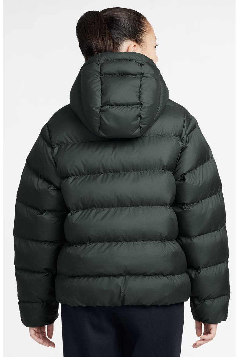Kids' All Day Play Therma-FIT Loose Fit Puffer Jacket, Alternate, color, CAMO GREEN/ WHITE