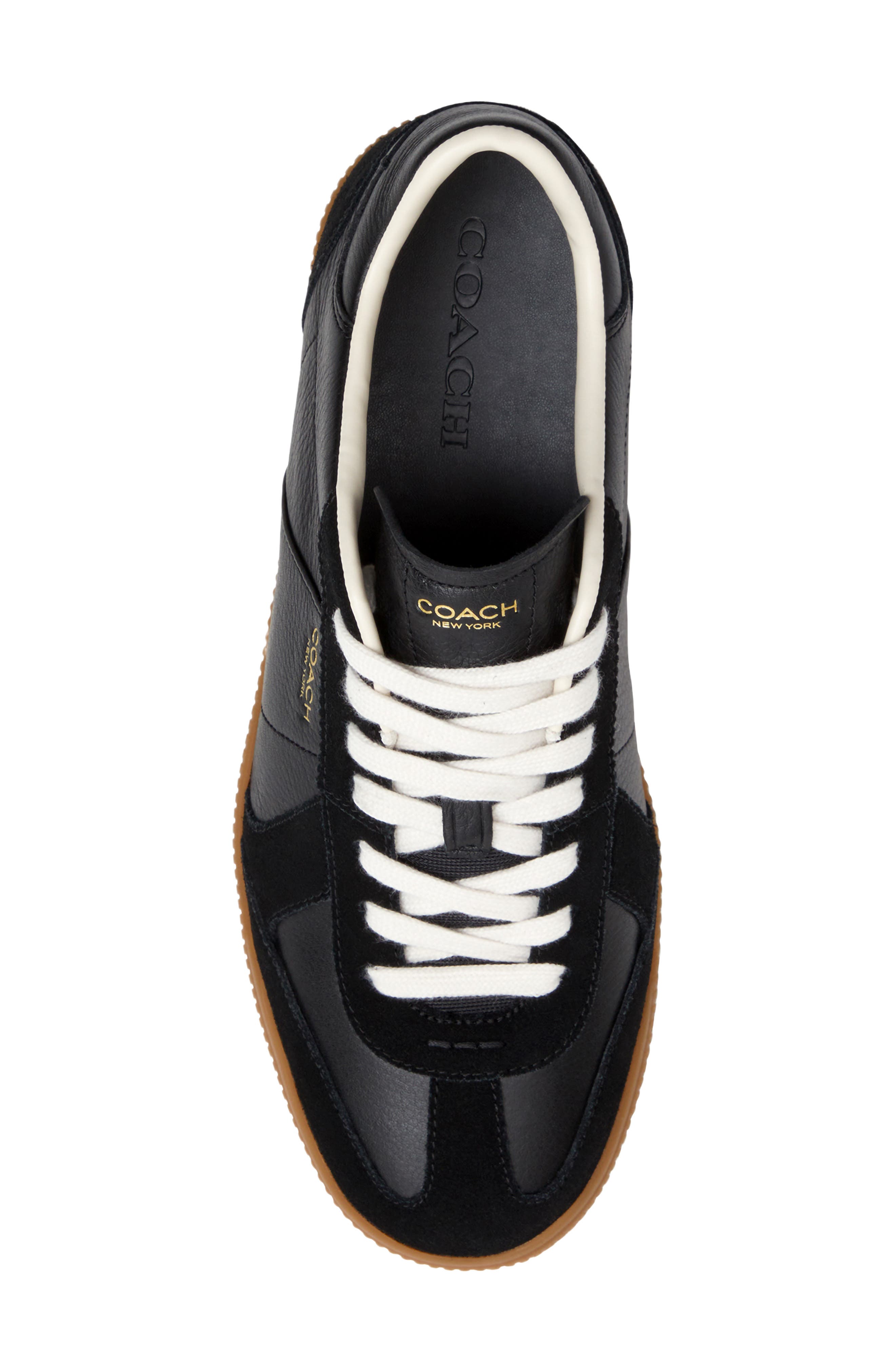 COACH Ellis Low Top Sneaker, Alternate, color, Black