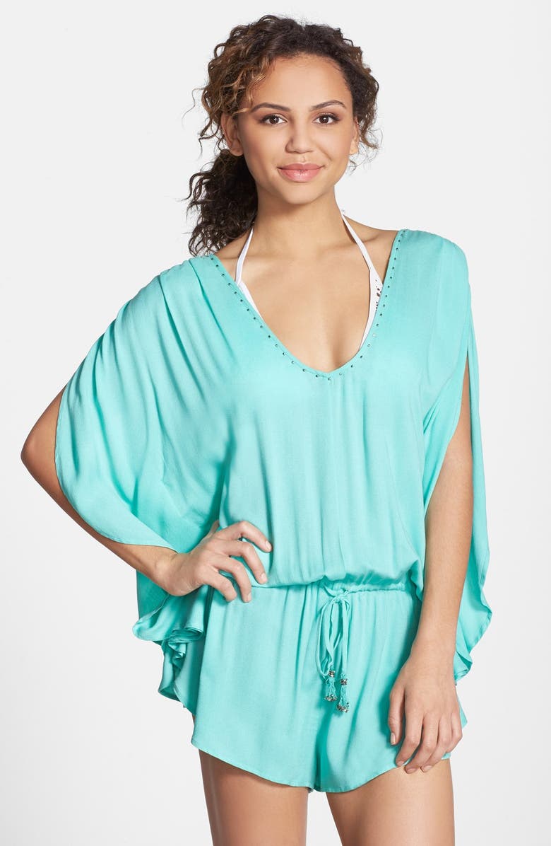 Seafolly Flowing Cover-Up Romper, Main, color, 