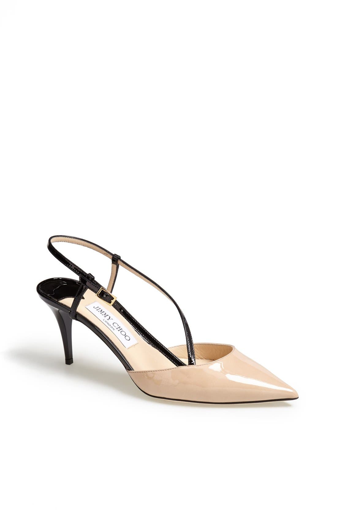 'Mandy' Pointy Toe Pump, Main, color, NUDE