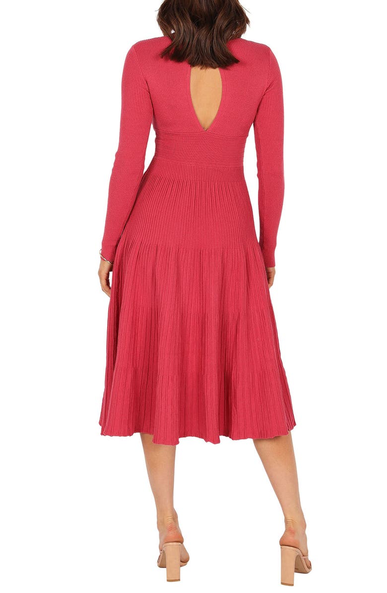 Petal & Pup Violette Long Sleeve Midi Dress, Alternate, color,