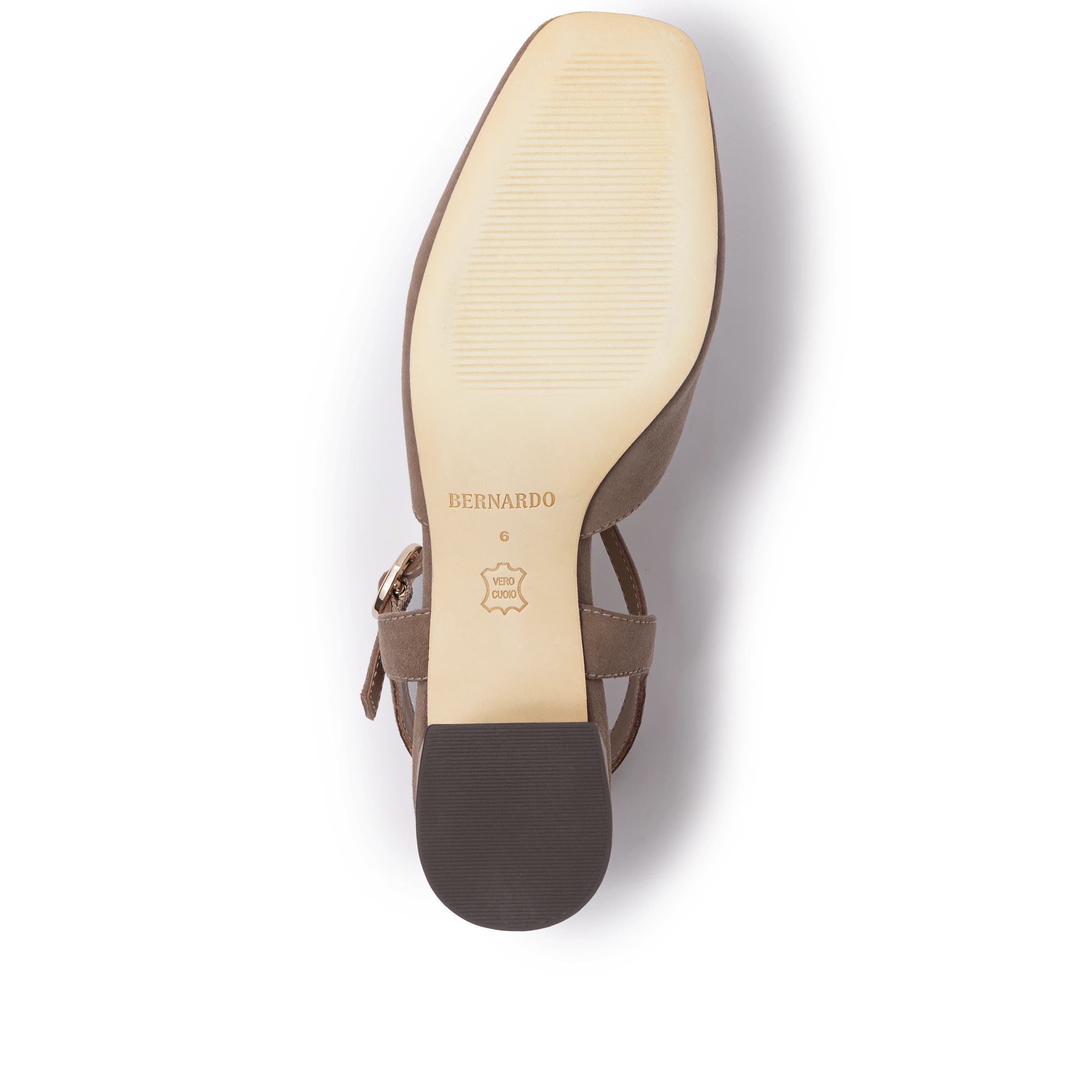 Bernardo Footwear Romi T-Strap Pump, Alternate, color, Walnut Suede