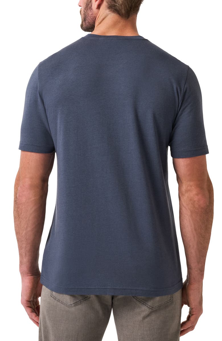TravisMathew Cloud V-Neck T-Shirt, Alternate, color, Blue Nights