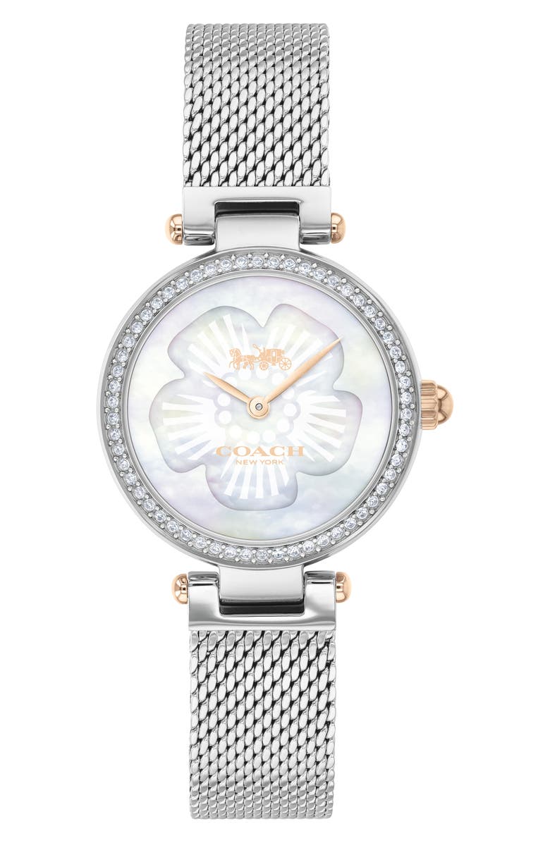 COACH Park Mesh Strap Watch, 26mm, Main, color, 