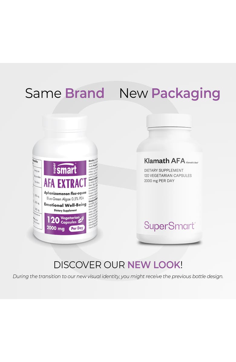 SuperSmart Klamath AFA 1000 mg per Day, Alternate, color, NO COLOR