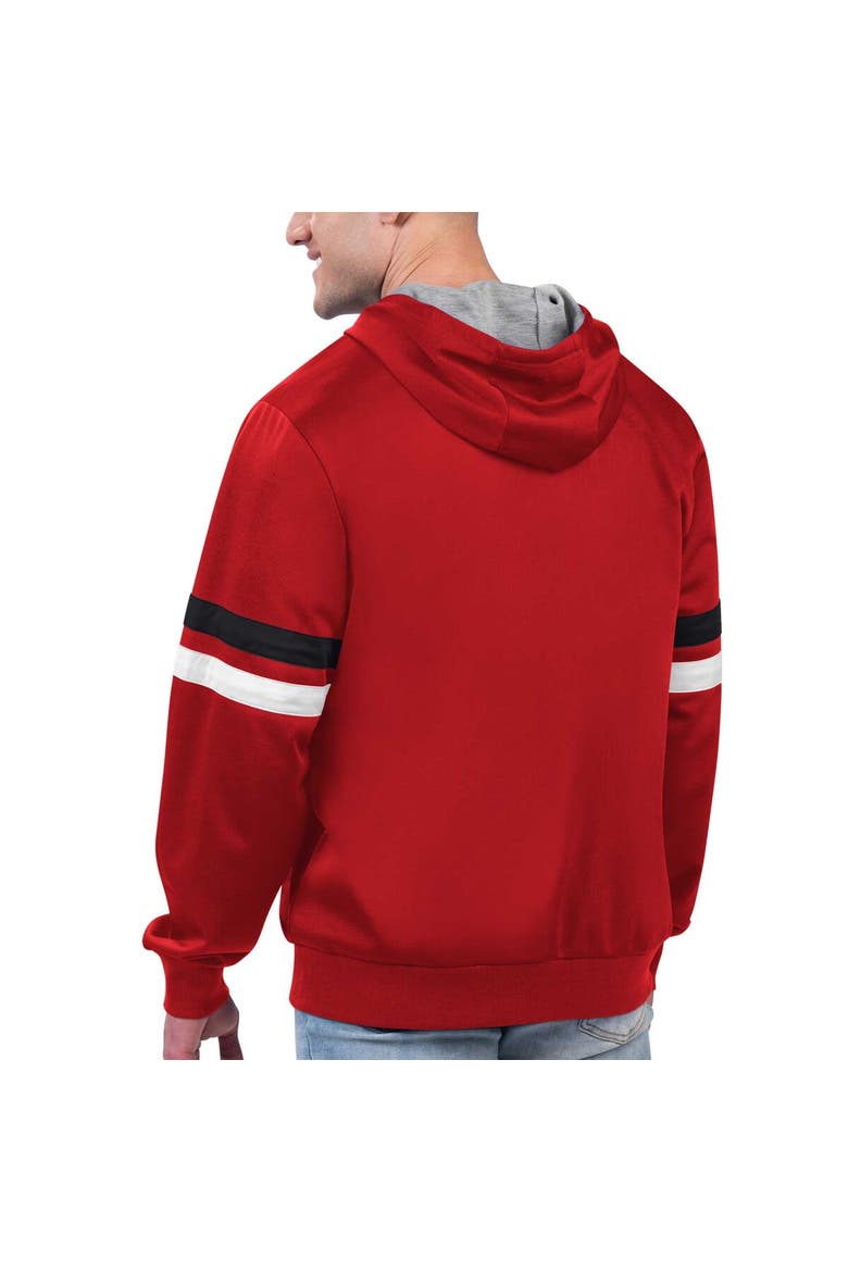 Men's G-III Sports by Carl Banks Red Portland Trail Blazers Contender Full-Zip Hoodie Jacket, Alternate, color, Red