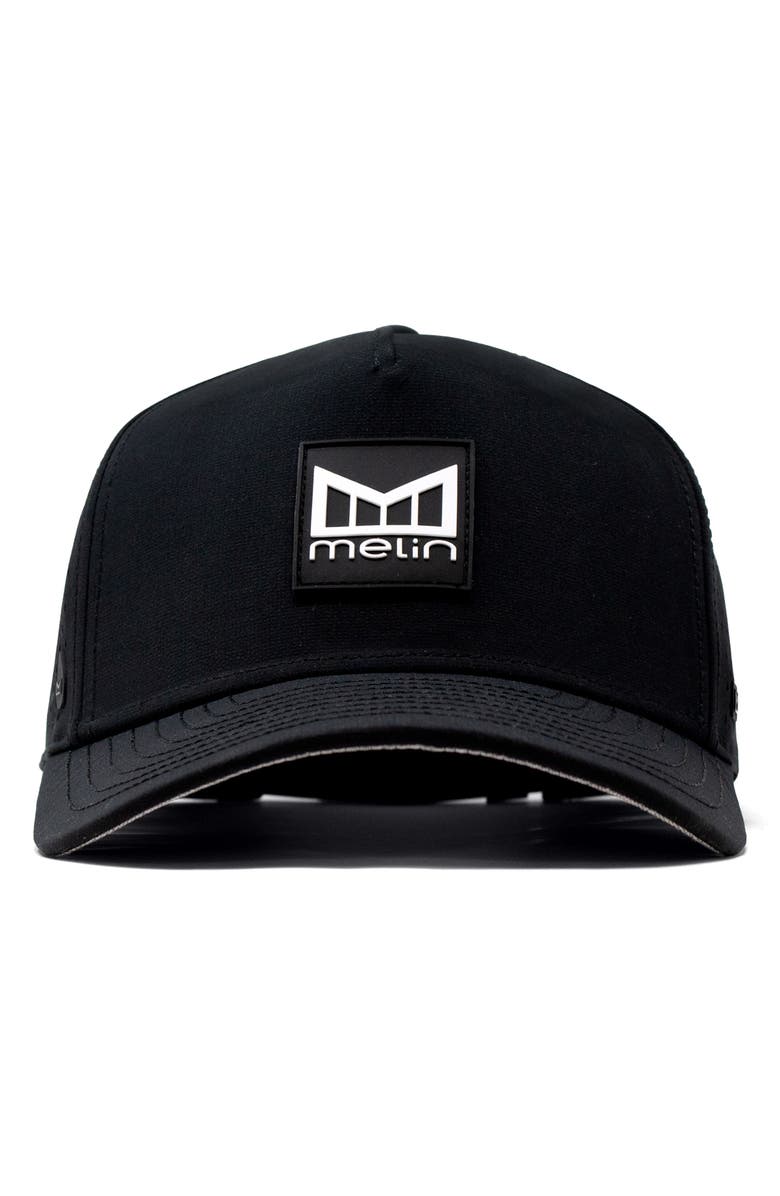 Melin Odysea Stacked Hydro Performance Snapback Hat, Alternate, color, Black