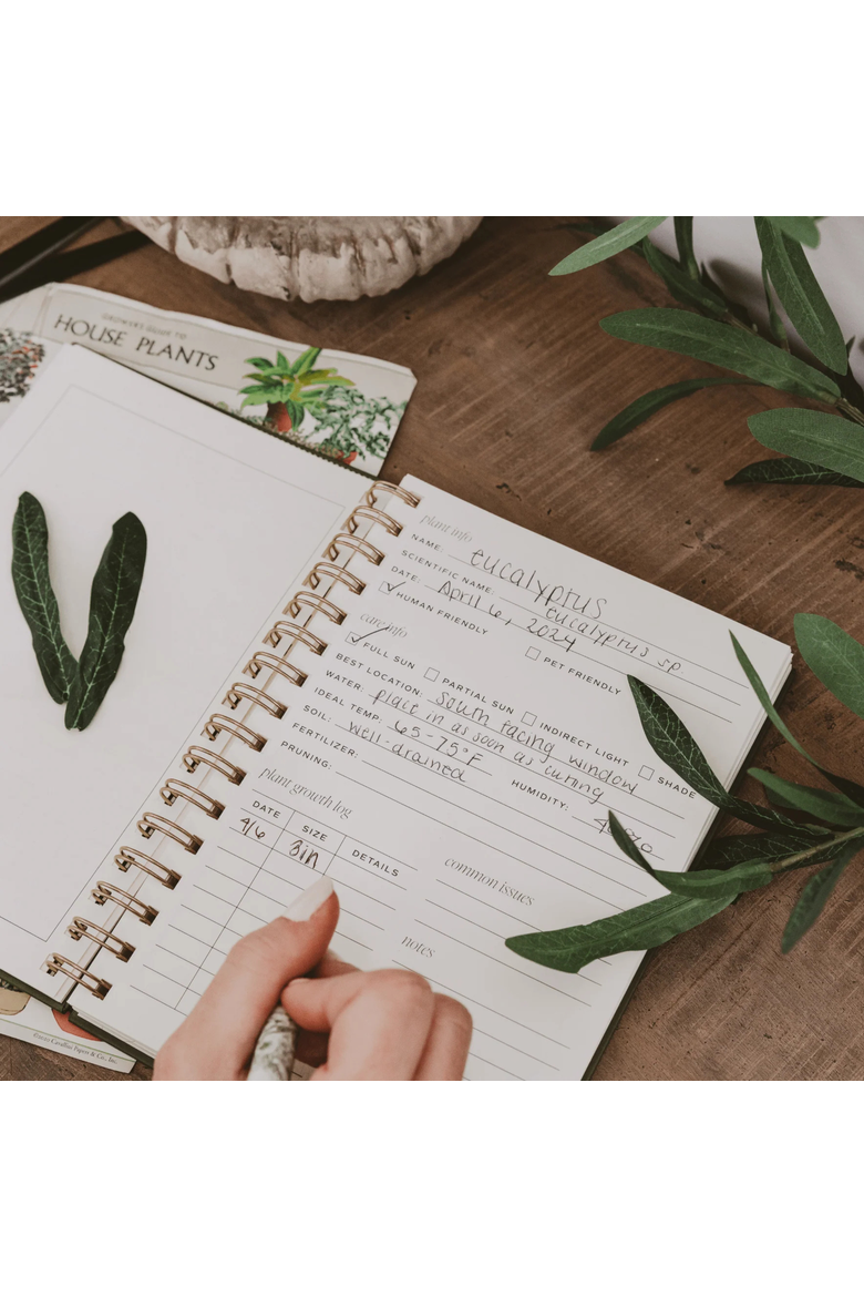 Plant Tracking Journal, Alternate, color, Plant Journal