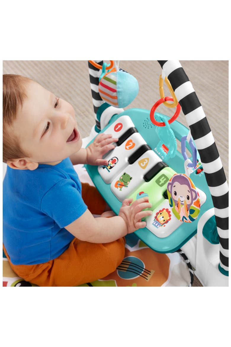 Glow and Grow Kick & Play Piano Gym, Alternate, color, BLUE