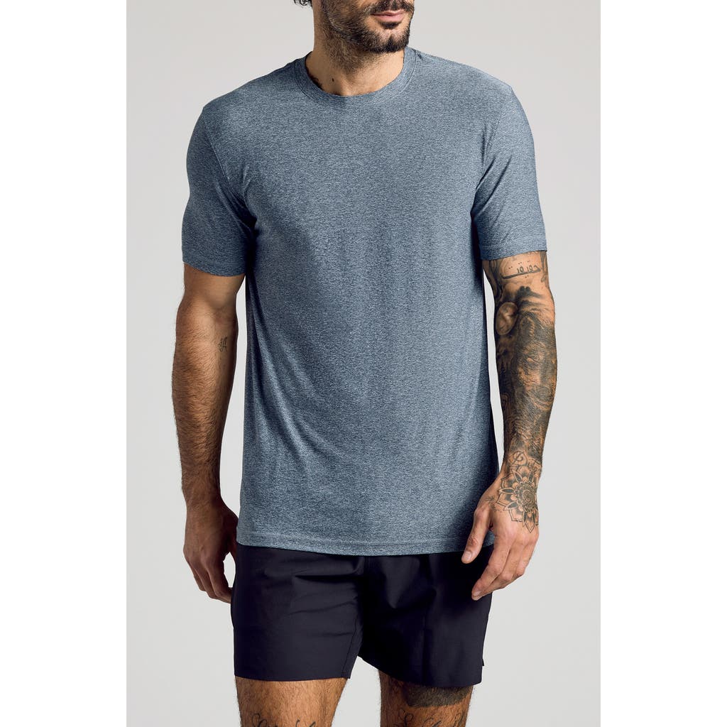 True Classic Active Trim Fit Performance T-shirt In Blue