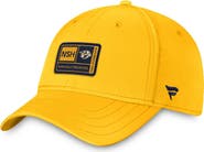 FANATICS Men's Fanatics Branded  Gold Nashville Predators Authentic Pro Training Camp Flex Hat