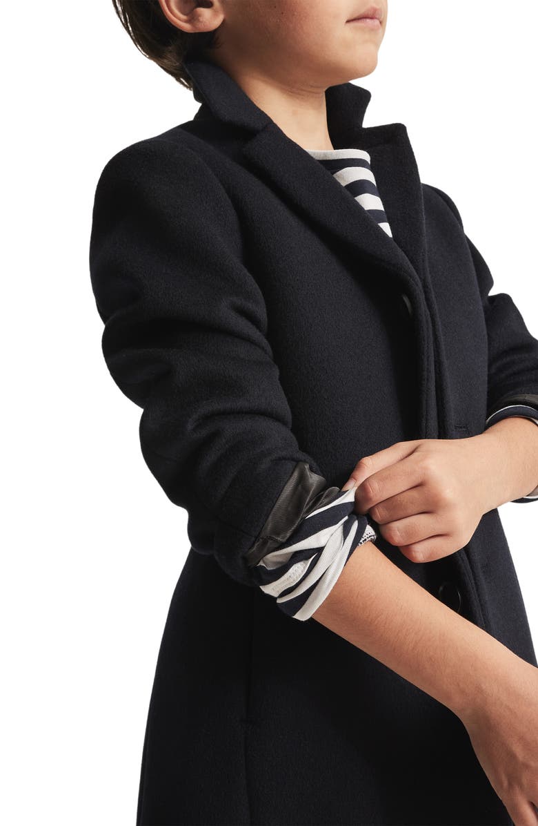 Reiss Kids' Gable Jr. Single Breasted Overcoat, Alternate, color,