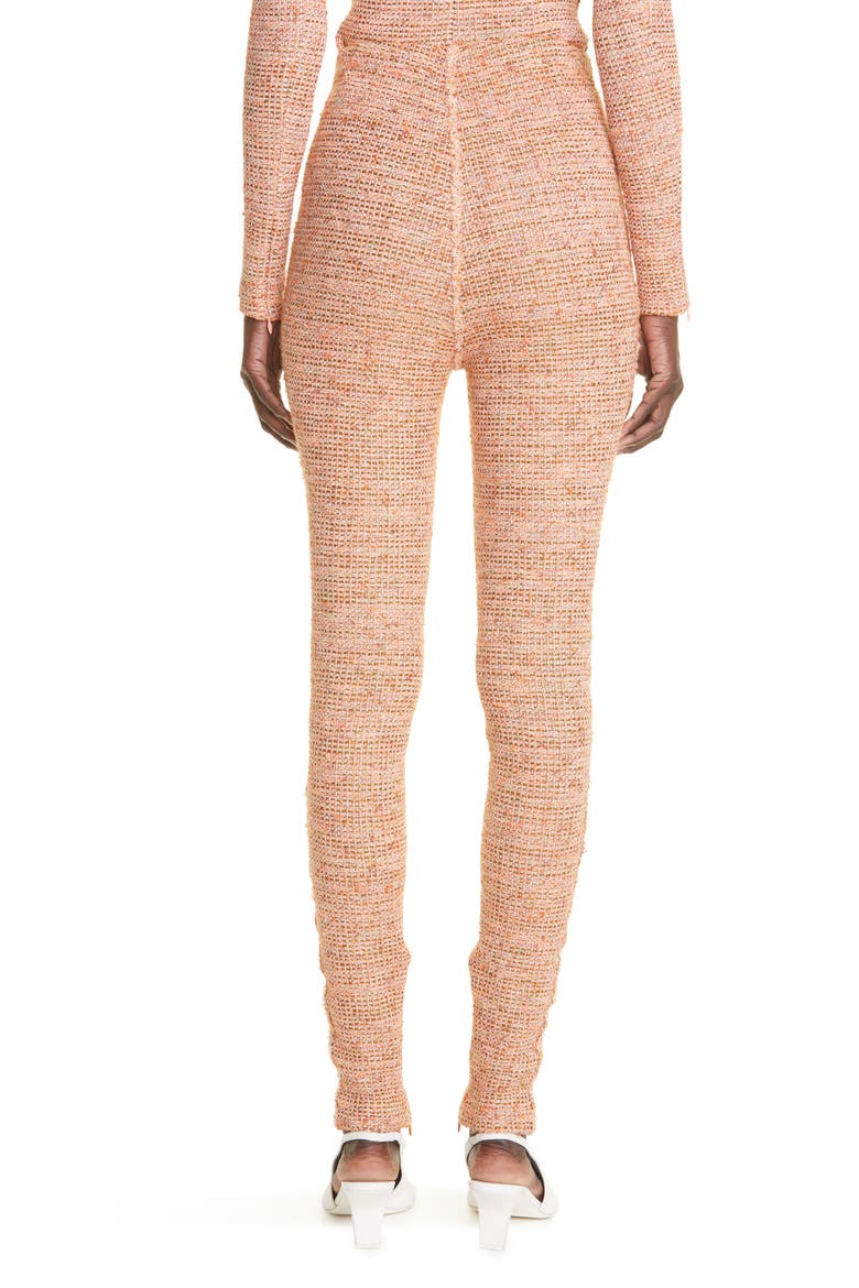 Collection Bouclé Knit Leggings, Alternate, color, MEDIUM BROWN MULTI