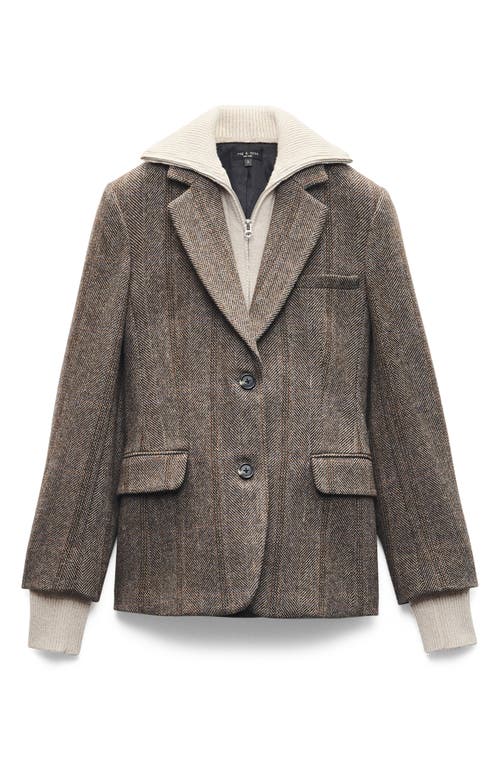 Rag & Bone Frank Blazer In Gray