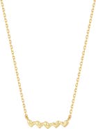 Bony Levy 14K Yellow Gold Heart Bar Pendant Necklace