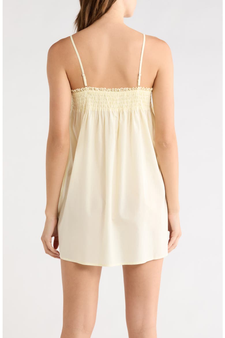 Flirty Cotton Nightgown, Alternate, color, YELLOW SORBET