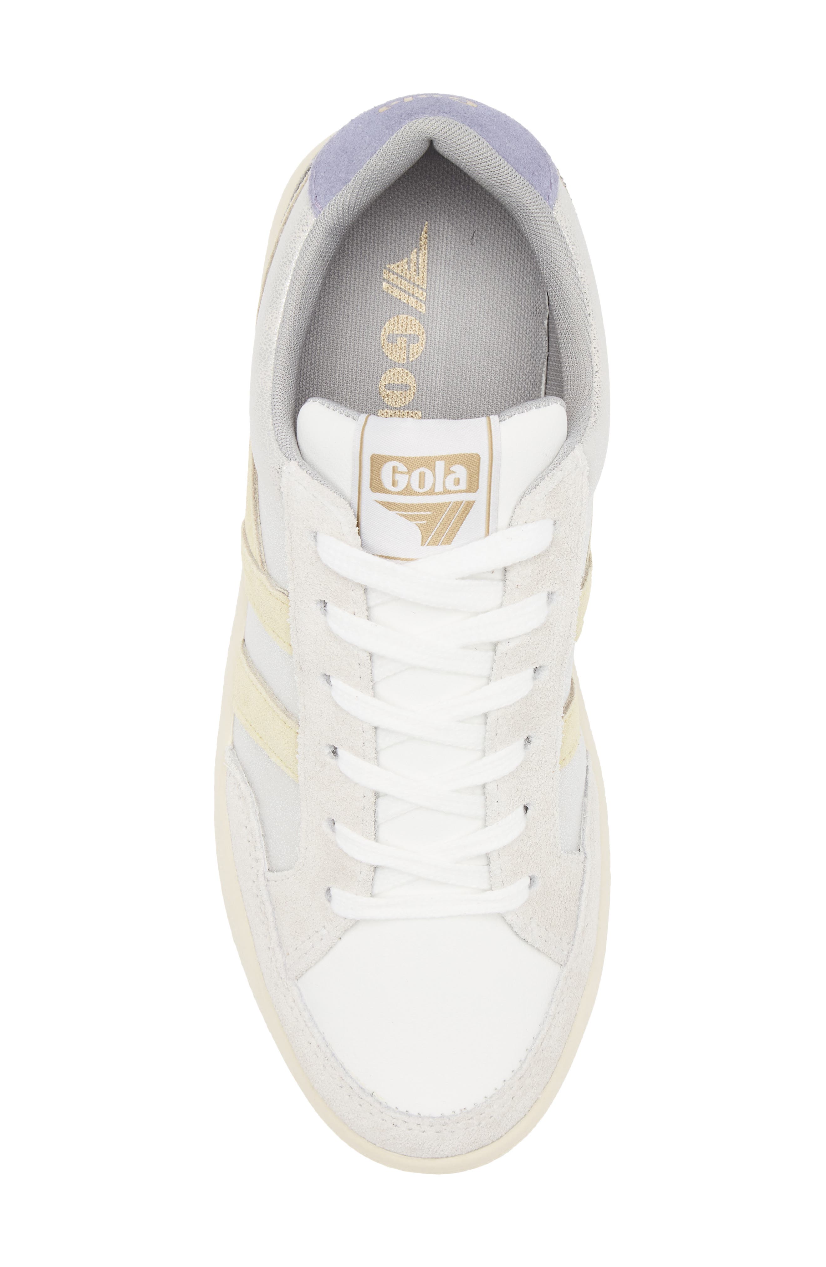 Gola Super Slam Blaze Sneaker, Alternate, color, Silver/ Lemon/ Lavender