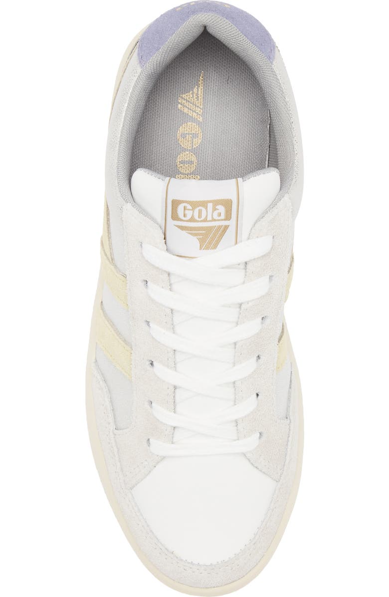 Gola Super Slam Blaze Sneaker, Alternate, color, Silver/ Lemon/ Lavender