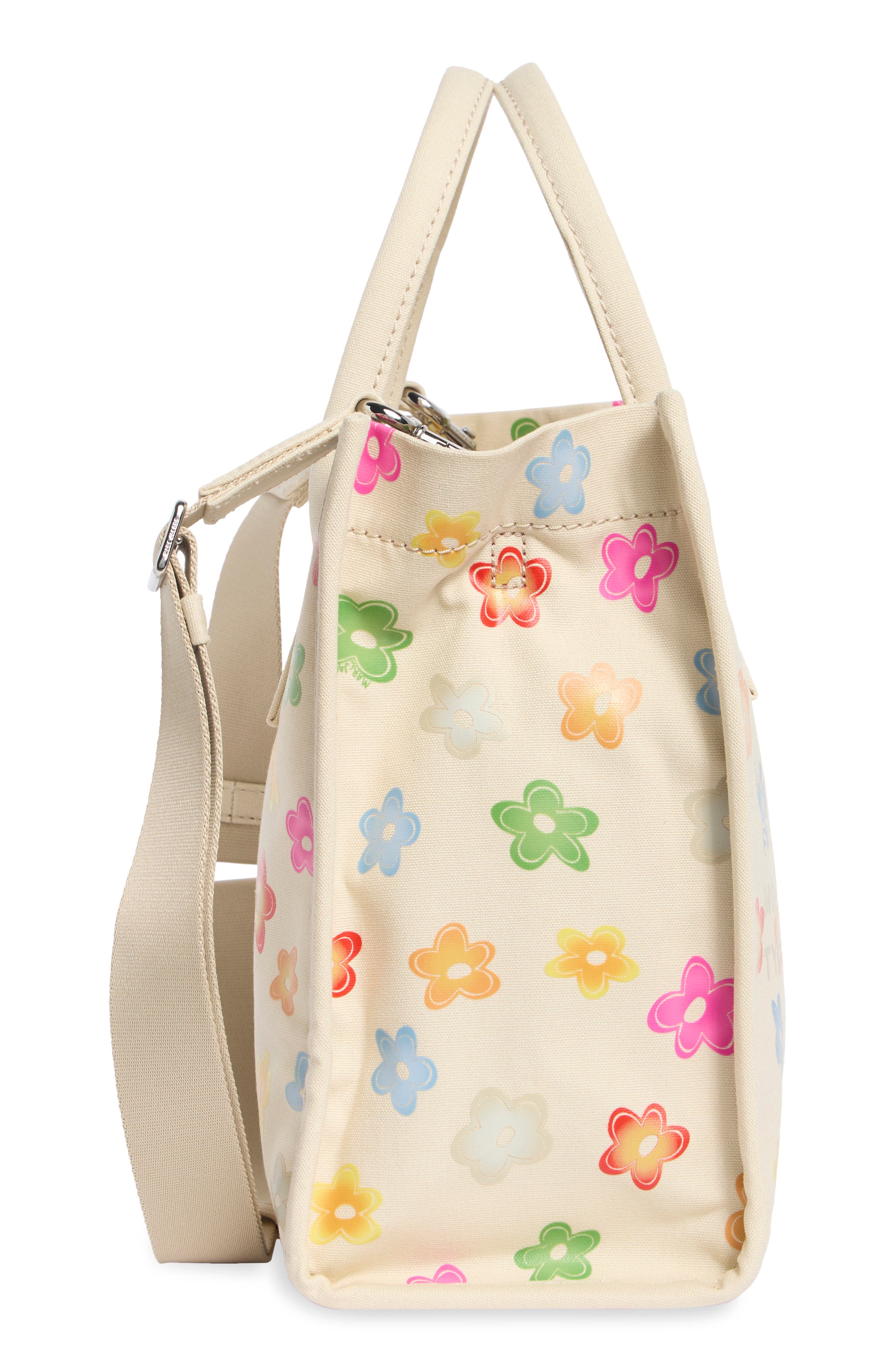 The Medium Tote Bag, Alternate, color, WHITE MULTI